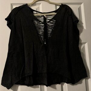 Free people grey shirt
